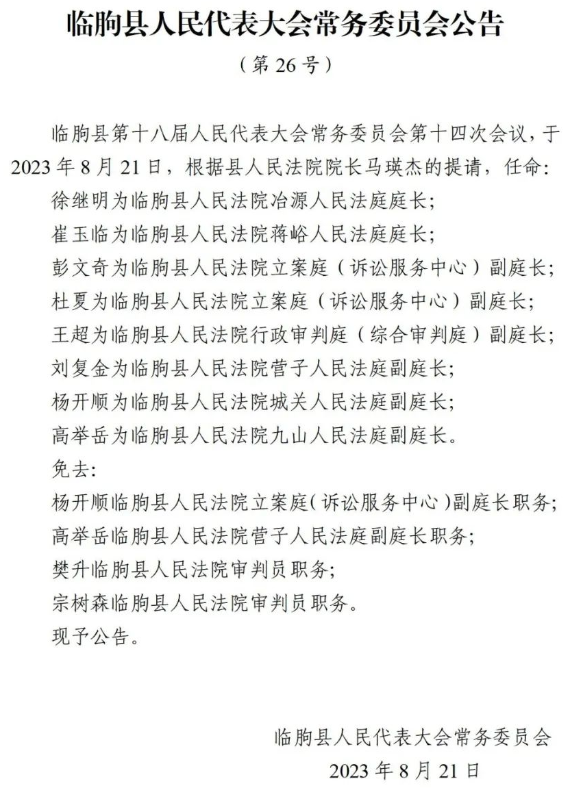 王楷的诸城市人民政府副市长职务