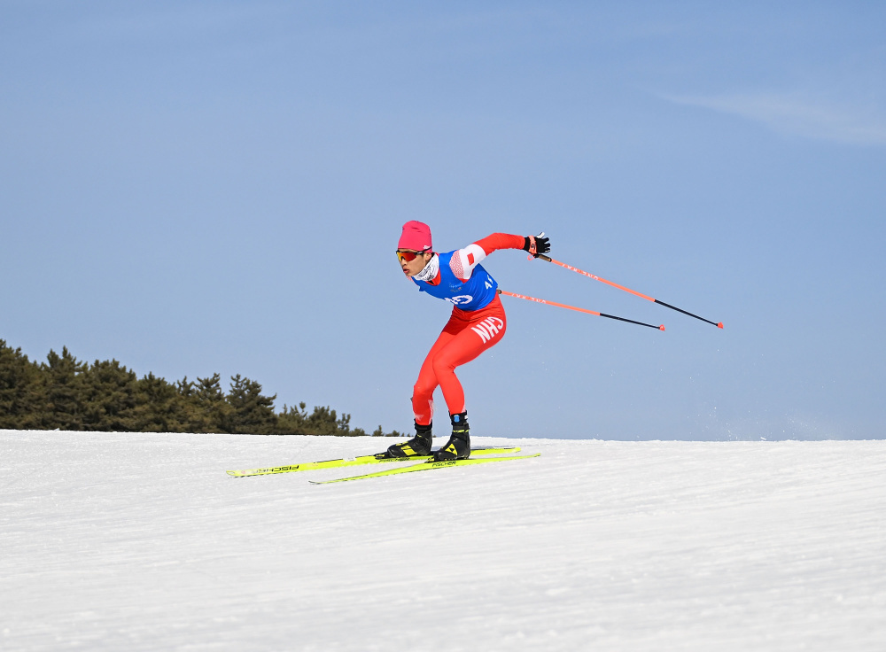 越野滑雪——青年组男子10公里赛况