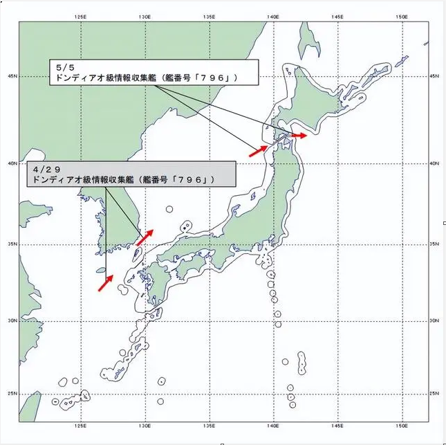 我102海上编队,穿越了宗谷海峡,或将进行第三次绕日本列岛巡航_腾讯新