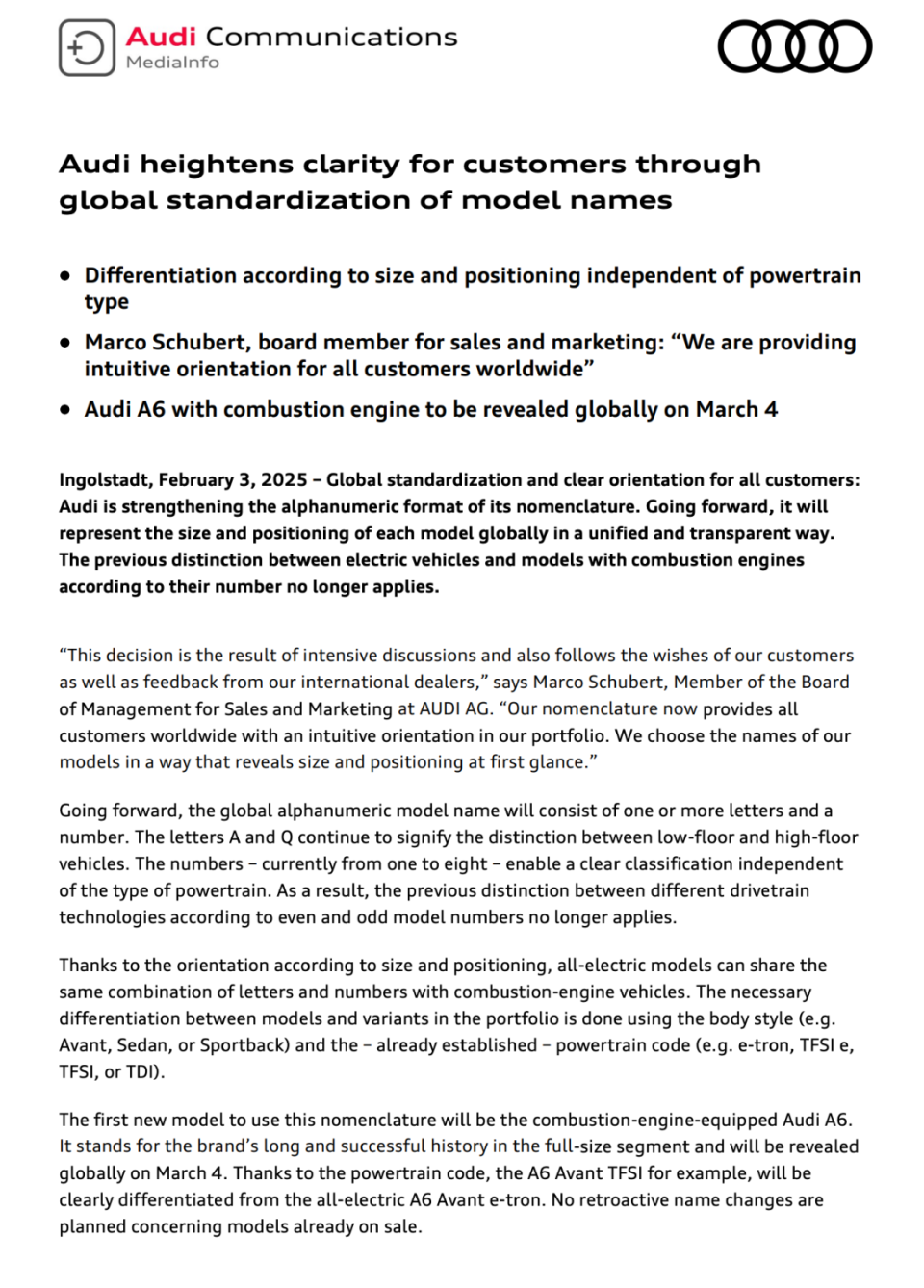 突然决定！奥迪取消改名-腾讯新闻