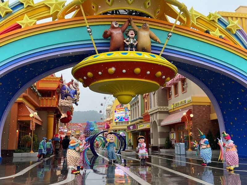 国内首个"熊出没"动画主题乐园落户浙江临海