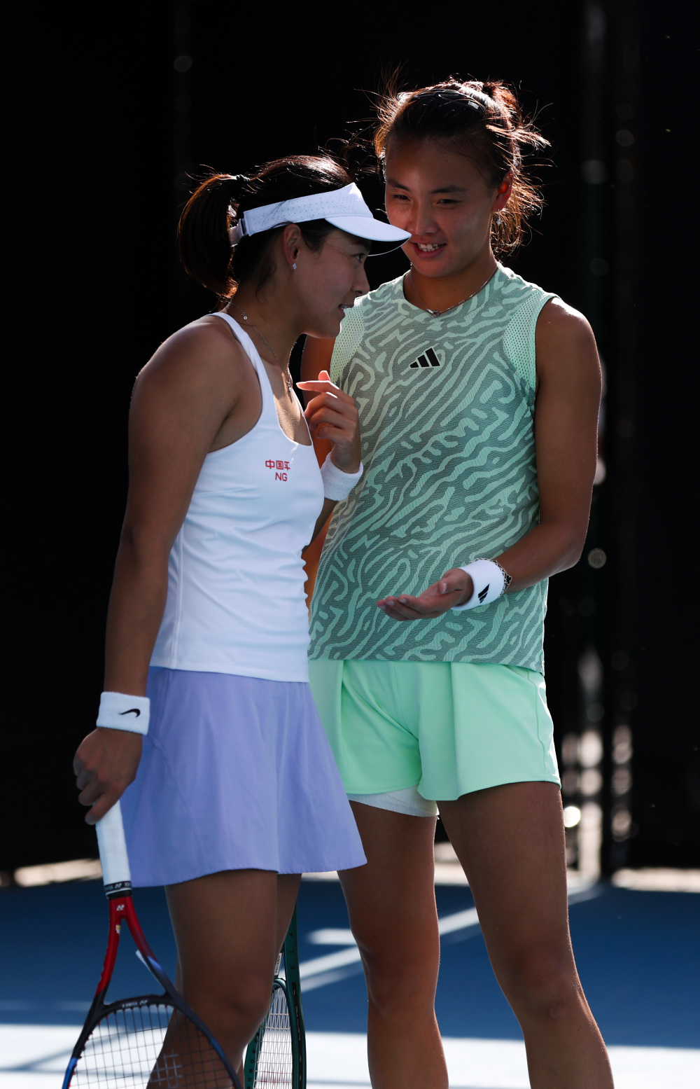 网球——澳网:王雅繁/袁悦止步女双第二轮