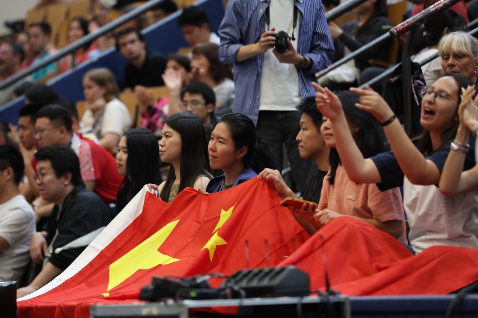 大运会——女排小组赛：中国队不敌德国队