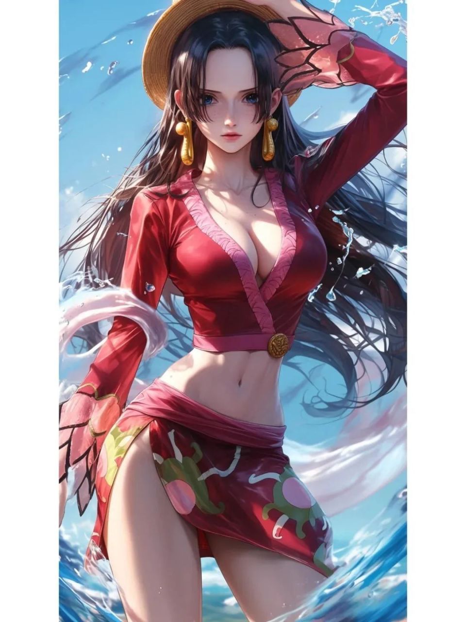 海贼王,旗袍汉库克,性感身材和大长腿太美了