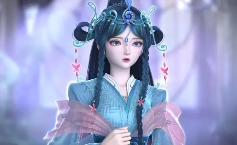 叶罗丽冰公主建模出现了负优化摆脱不了的面条形状发量堪忧