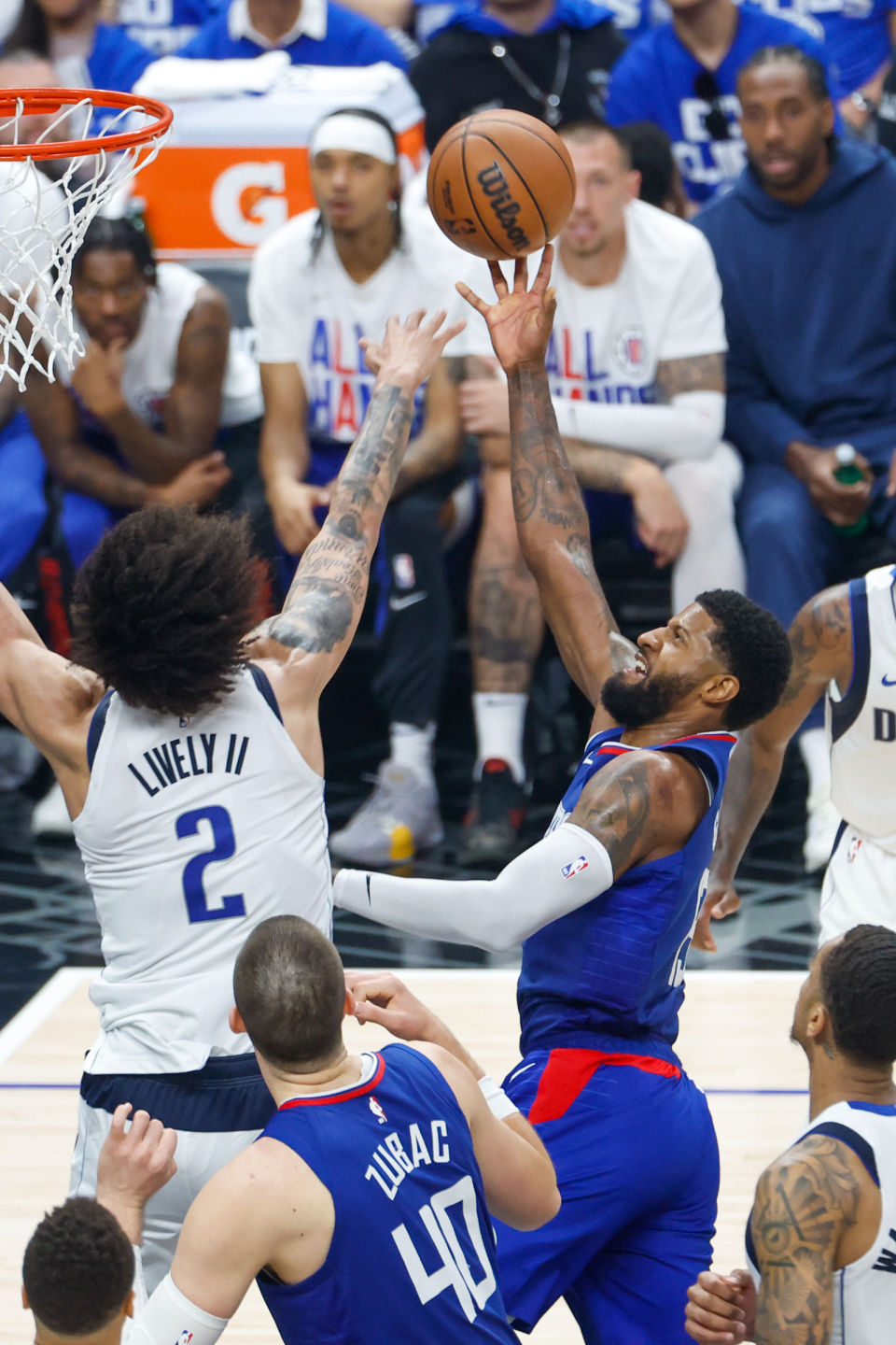 篮球——nba季后赛:快船胜独行侠