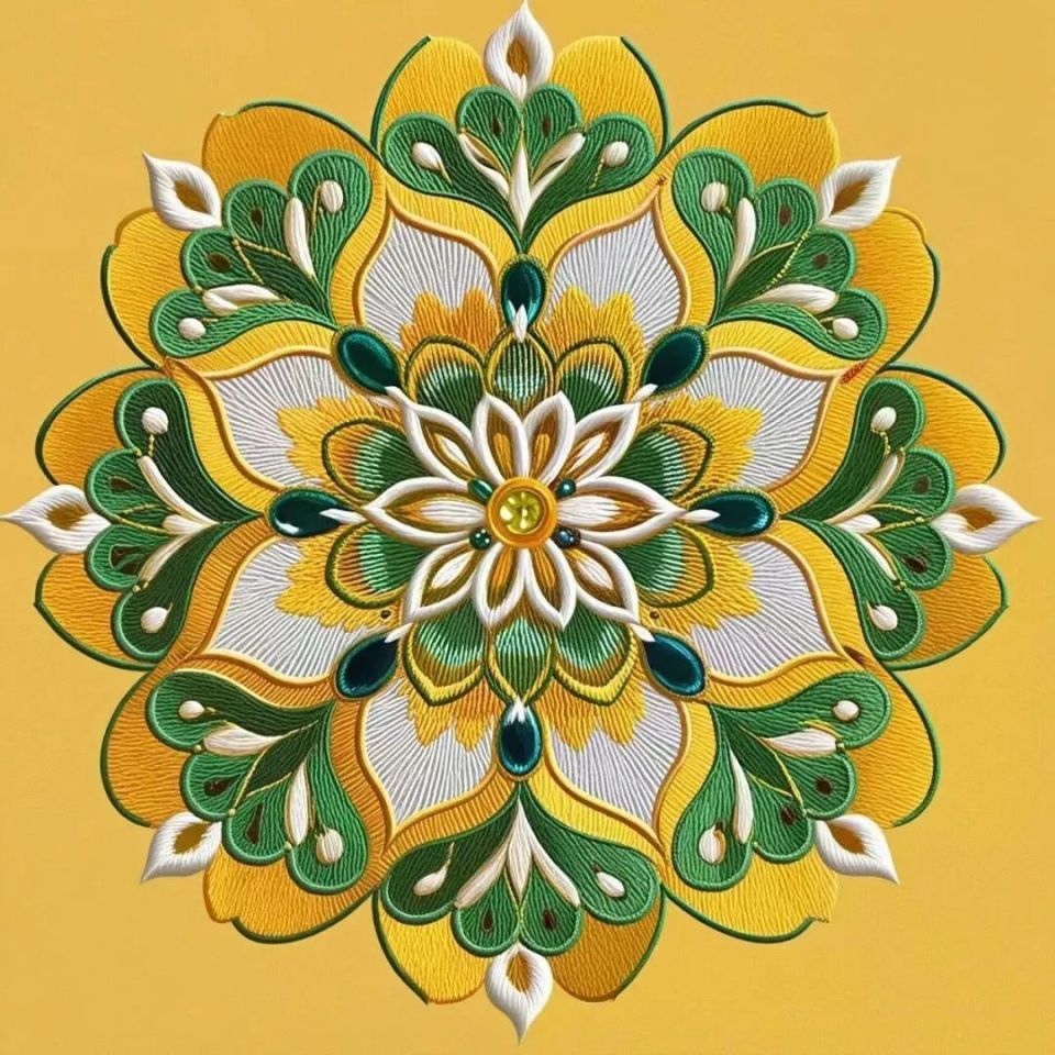 花型纹样 | 对称之美