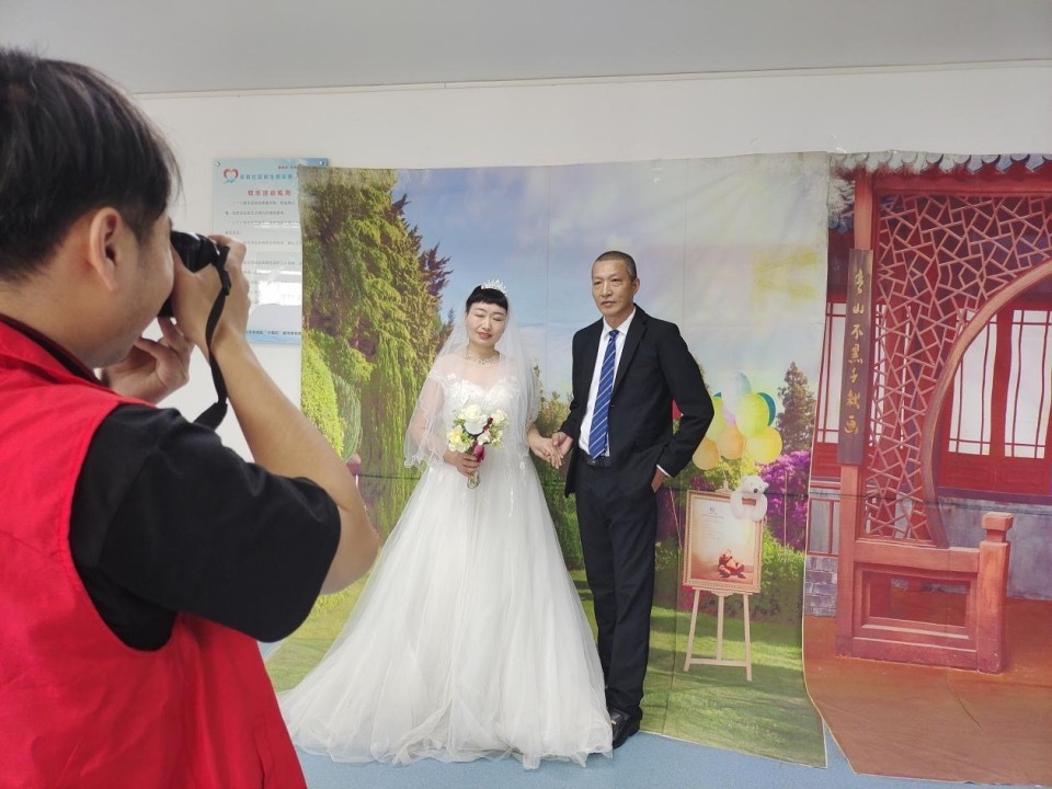 圆长者一个婚纱梦园山街道这场公益拍摄活动太暖心
