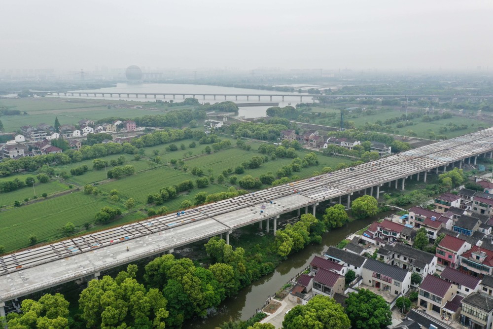 苏台高速公路七都至桃源段建设有序推进_腾讯新闻