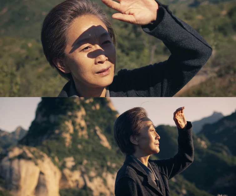 最后,叶文洁在落日余晖中再次仰望雷达峰,不知故地重游的她,此刻心里