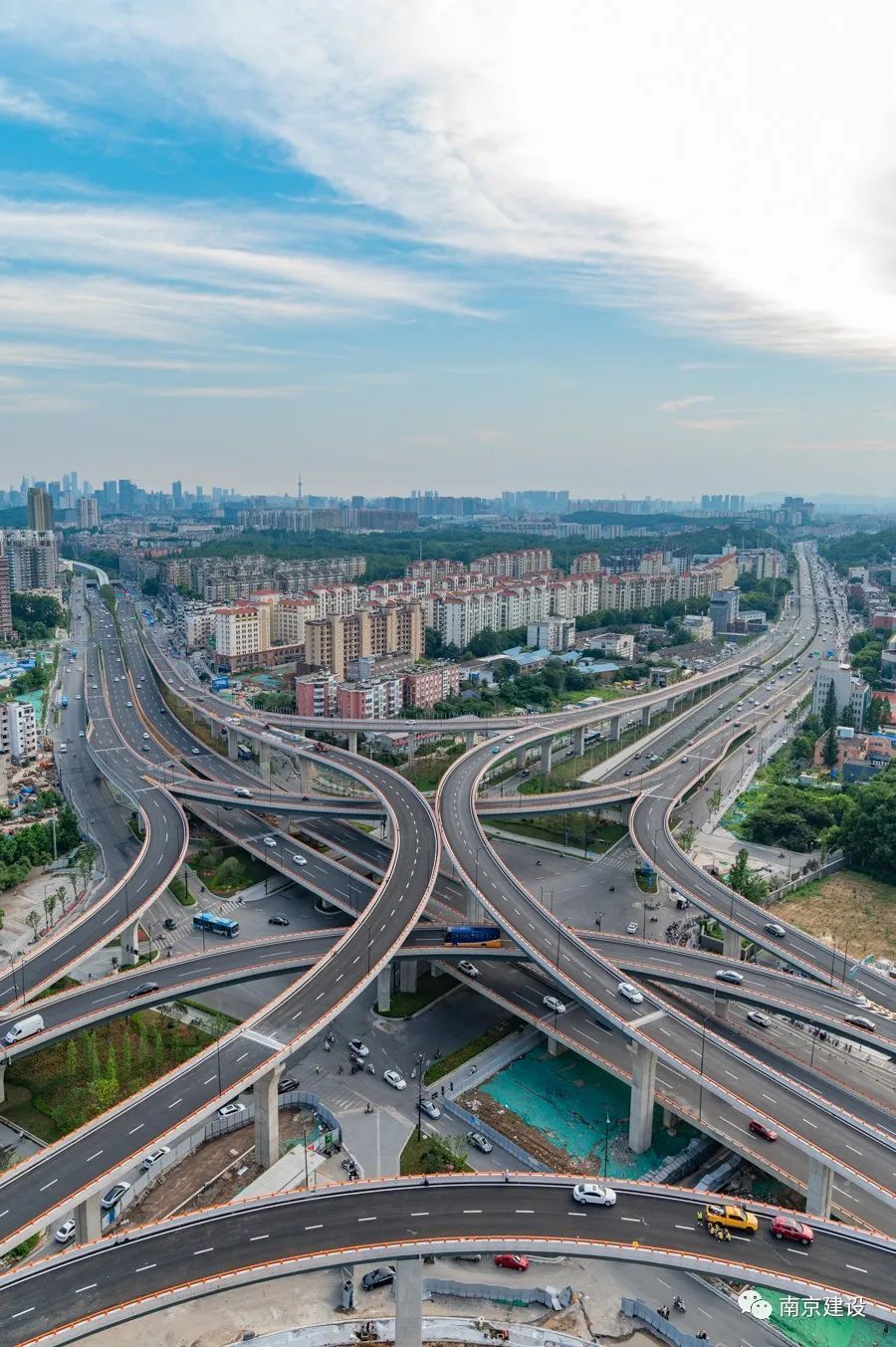 南京晓庄互通全面建成,最后两匝道即将投用