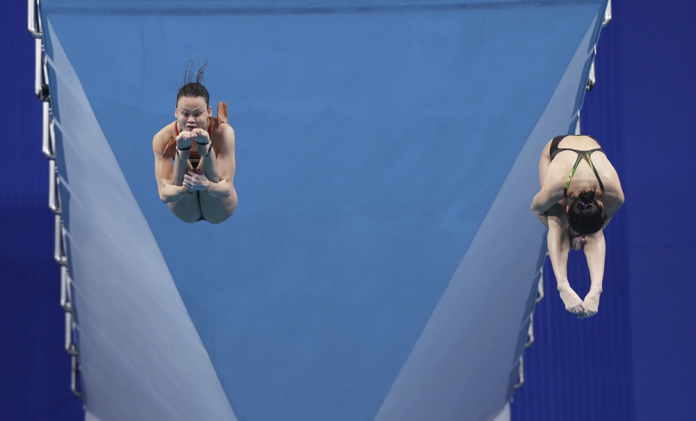 跳水——女子双人10米跳台决赛赛况(3)_腾讯新闻