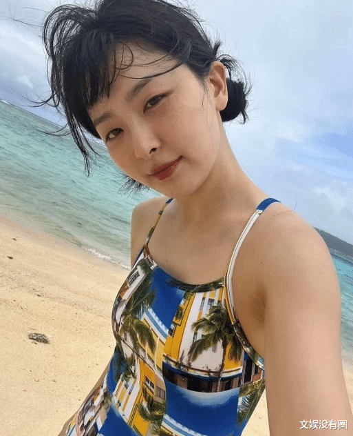 redvelvet姜涩琪公开旅游近况身穿连体泳装大秀好身材