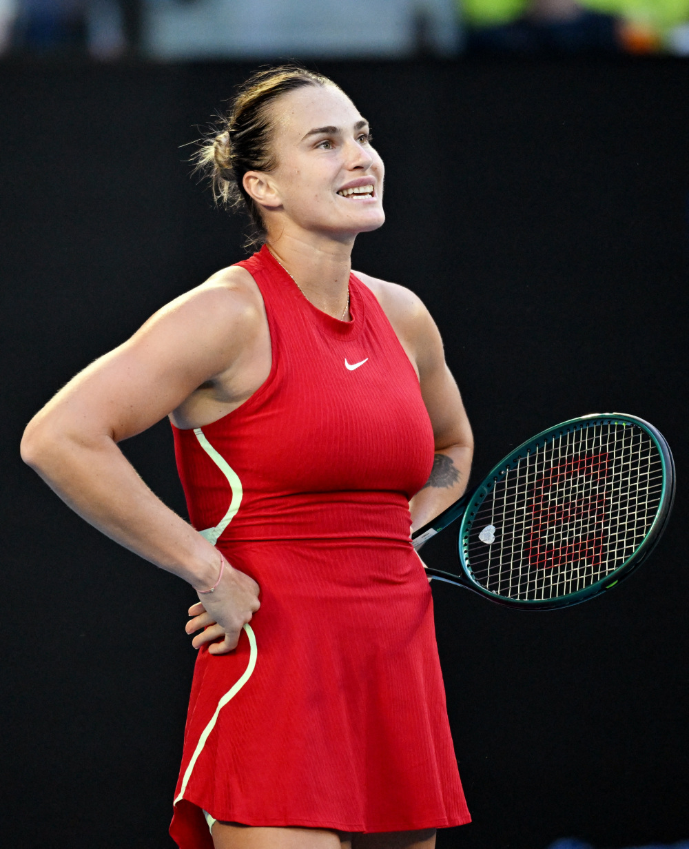 网球——澳网:萨巴伦卡晋级(3)