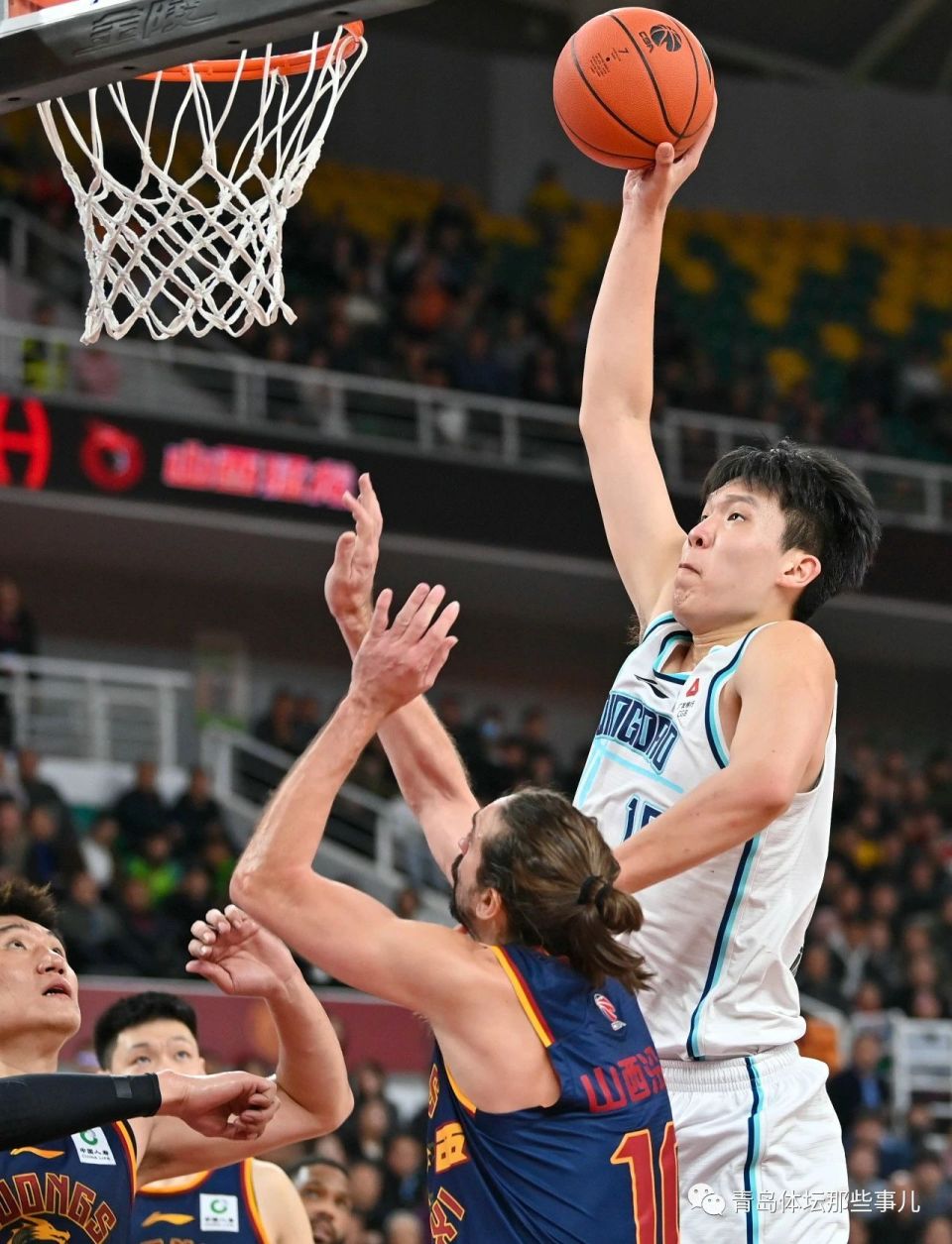 杨瀚森19分21板5助2盖青岛男篮客场不敌山西队