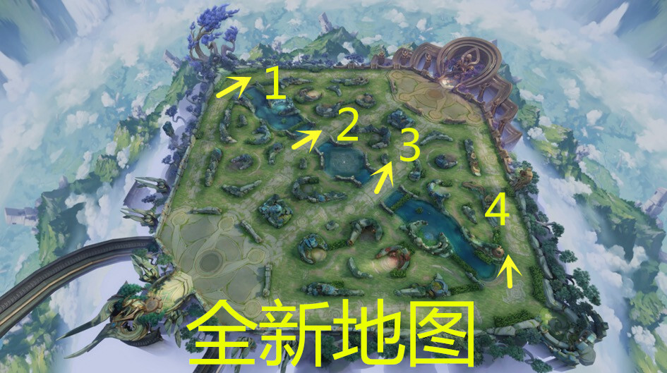 王者荣耀推出10v10模式,20人可团战,全新地图来袭,黄buff来了