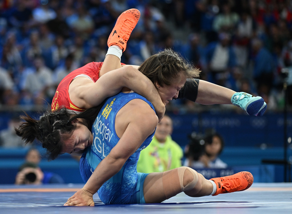 巴黎奥运会丨摔跤——女子自由式50公斤级铜牌赛赛况(2)