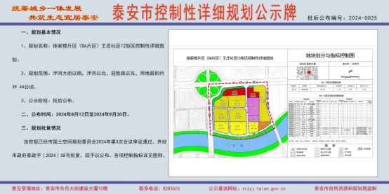 涉及碧霞湖,泰安东站,财源,徐家楼四个片区,泰安最新规划!