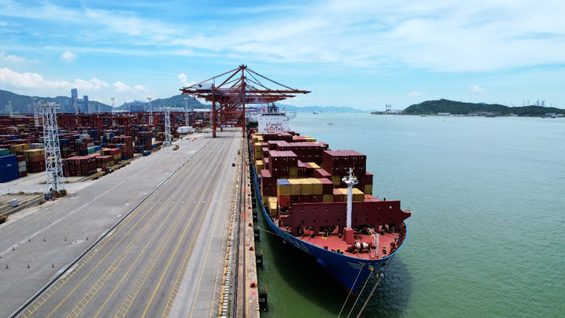 大铲湾码头新增亚洲航线运力进一步提升