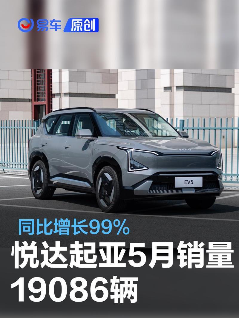 悦达起亚公布5月销量达19086辆 同比增长99%