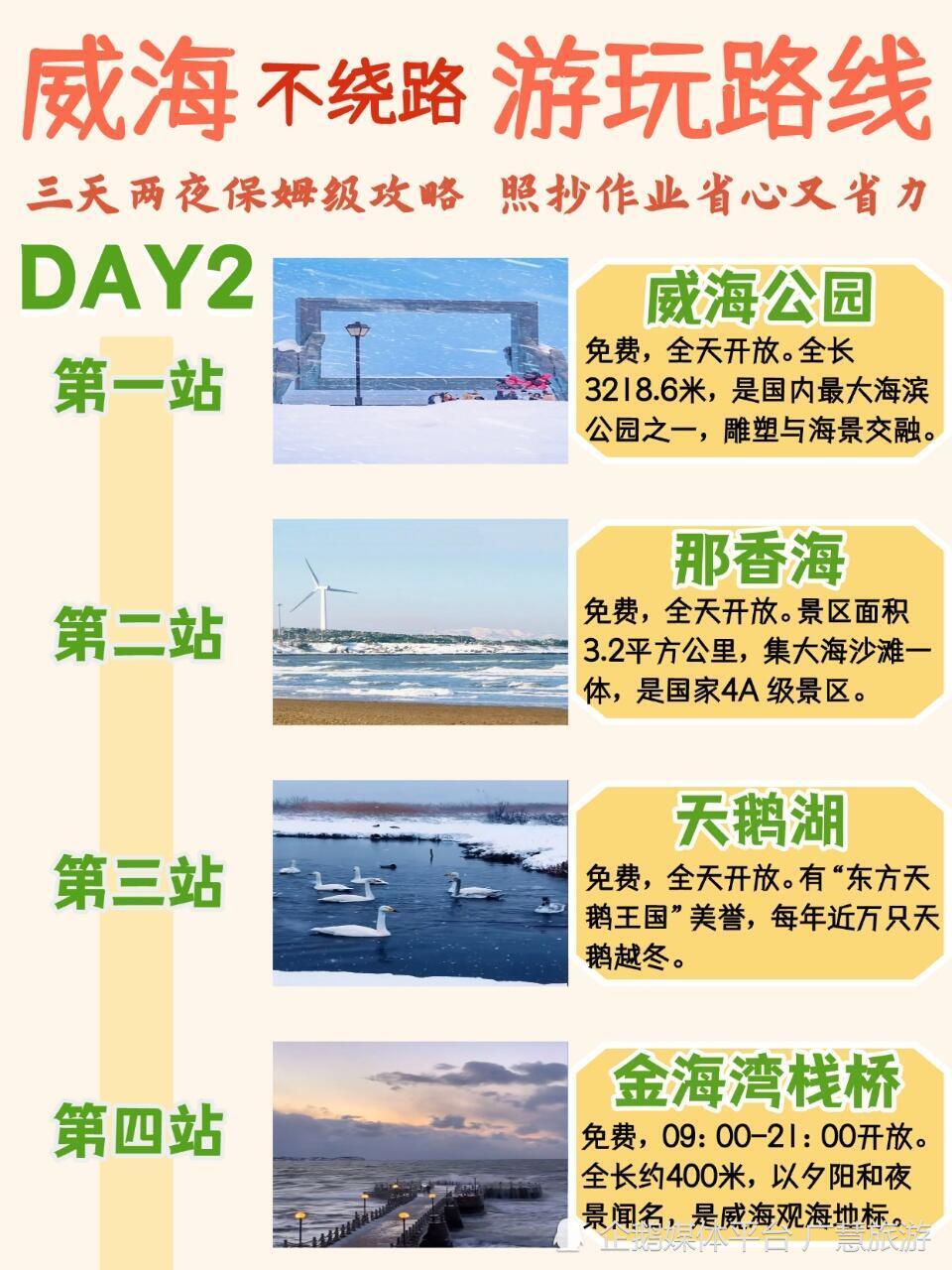 威海不绕路游玩路线，三天两夜旅行攻略_腾讯新闻