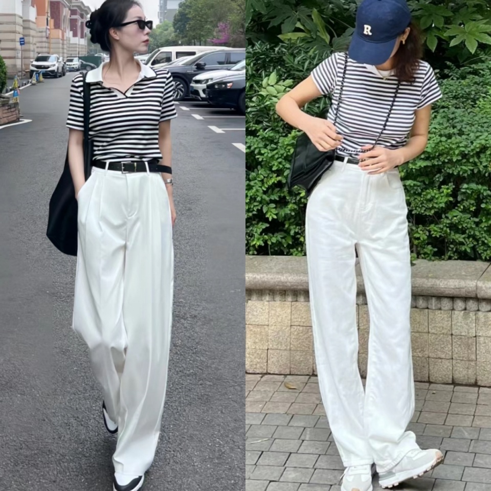 喜欢穿"条纹衫"的女人,夏天不要错过这四种搭配思路,太洋气了