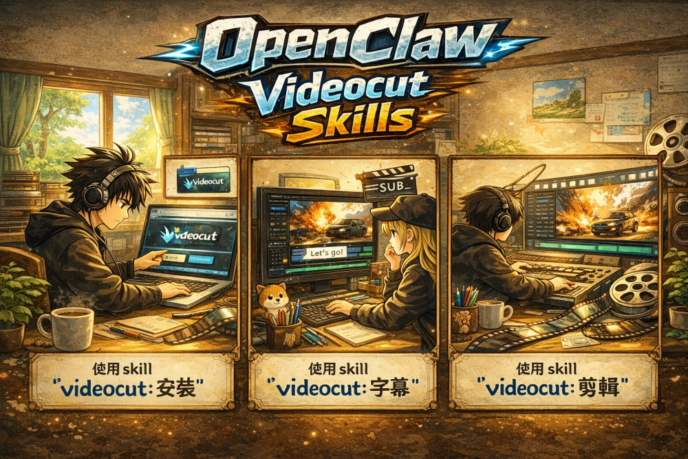 我用 OpenClaw 自动剪辑，10分钟剪出30分钟视频_腾讯新闻