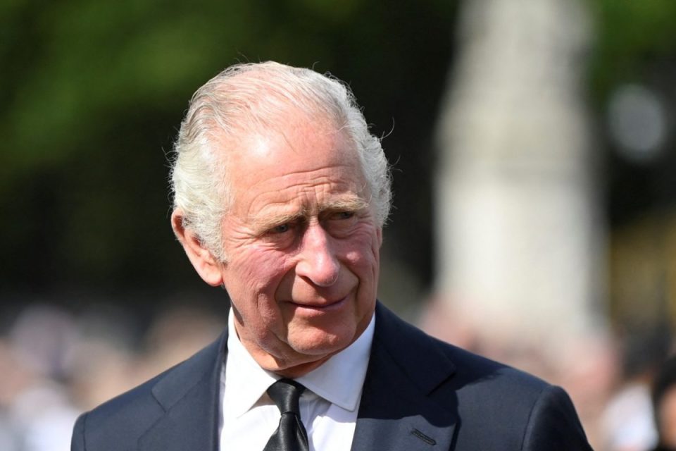 英国国王查尔斯三世向祝福者致谢