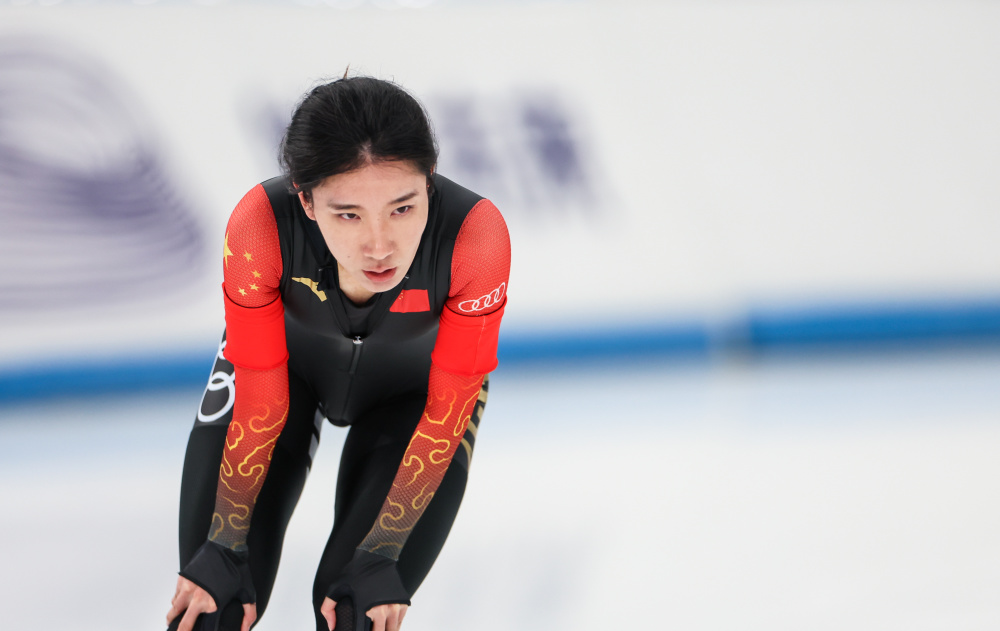 速度滑冰全国冠军赛女子1000米赛况