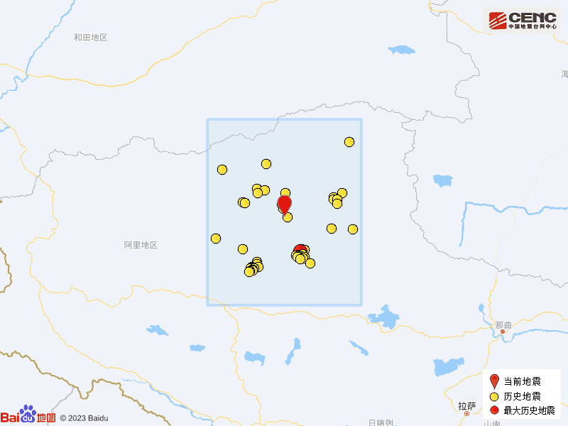 西藏那曲市尼玛县发生31级地震