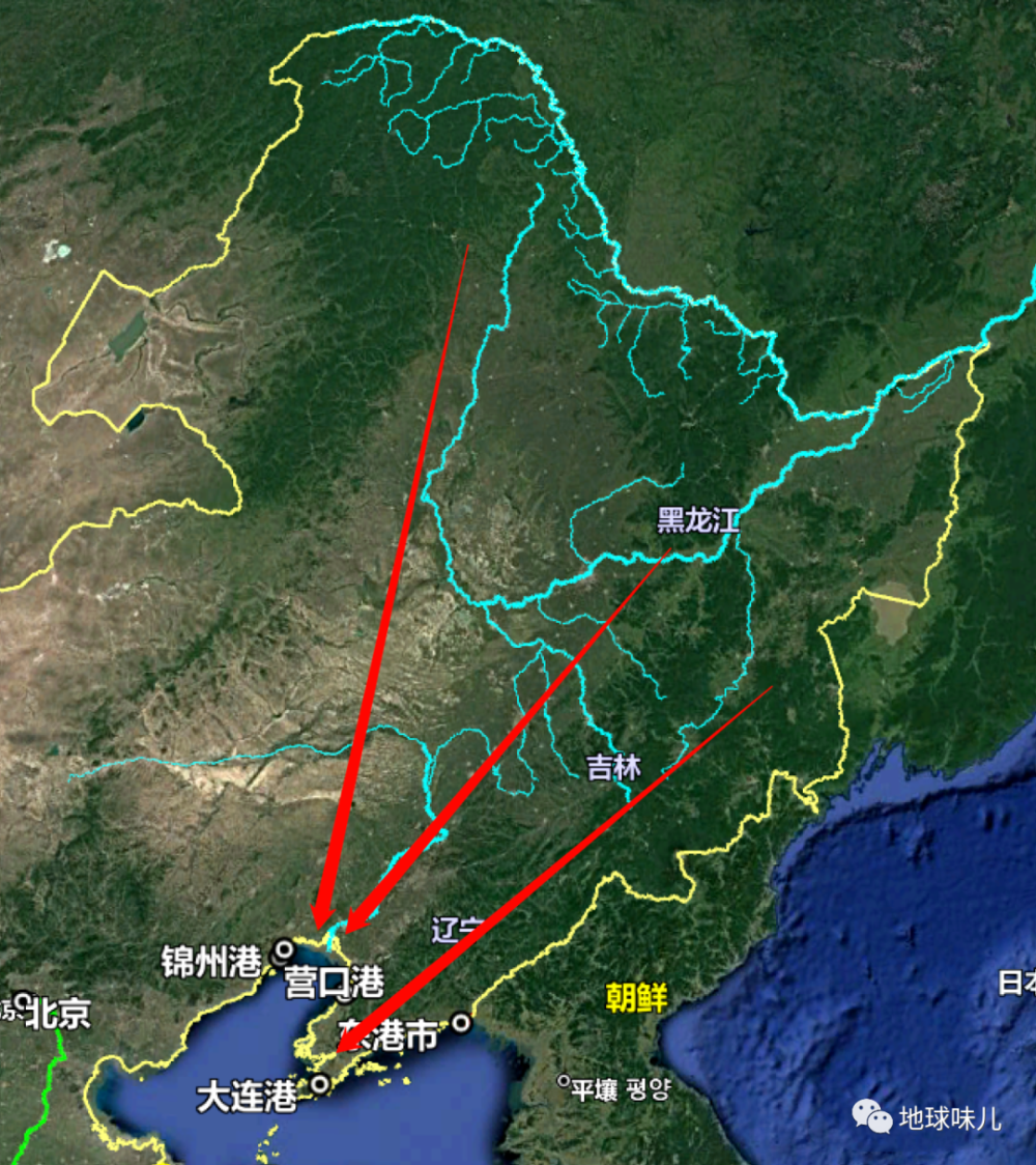 黑龍江,吉林南下遼寧,路途遙遠那從黑龍江,圖們江分別走鄂霍次克海和