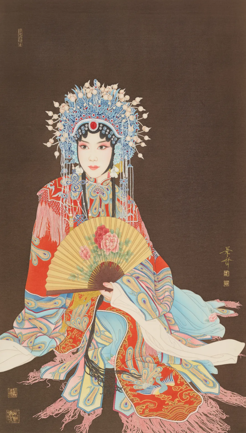 荣宝学苑丨东方红韵 · 崔景哲工笔人物画的赤子情怀