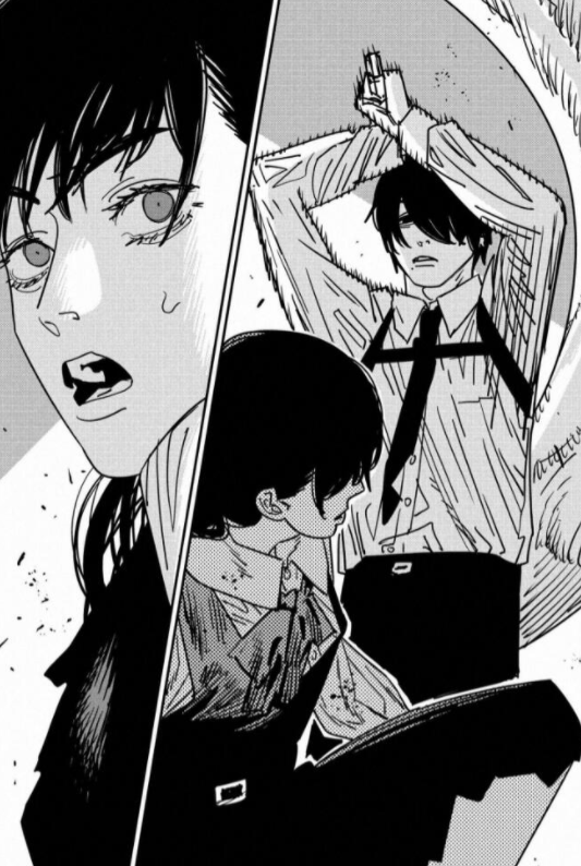 电锯人146话:火之恶魔引发电锯人病毒 fw刀狂喜:终于能报仇了_腾讯