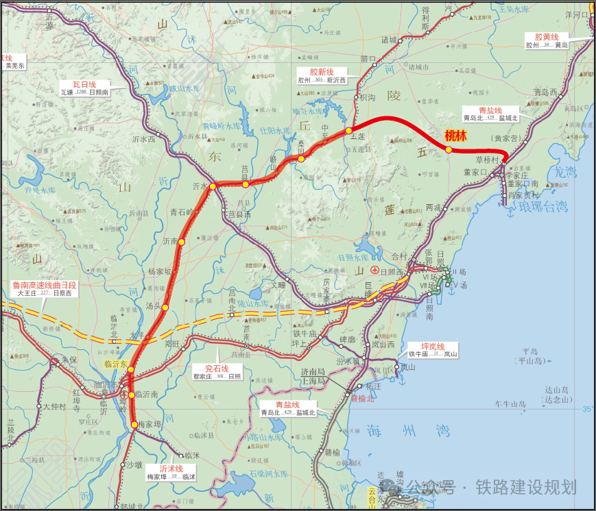 日照高铁线路图图片