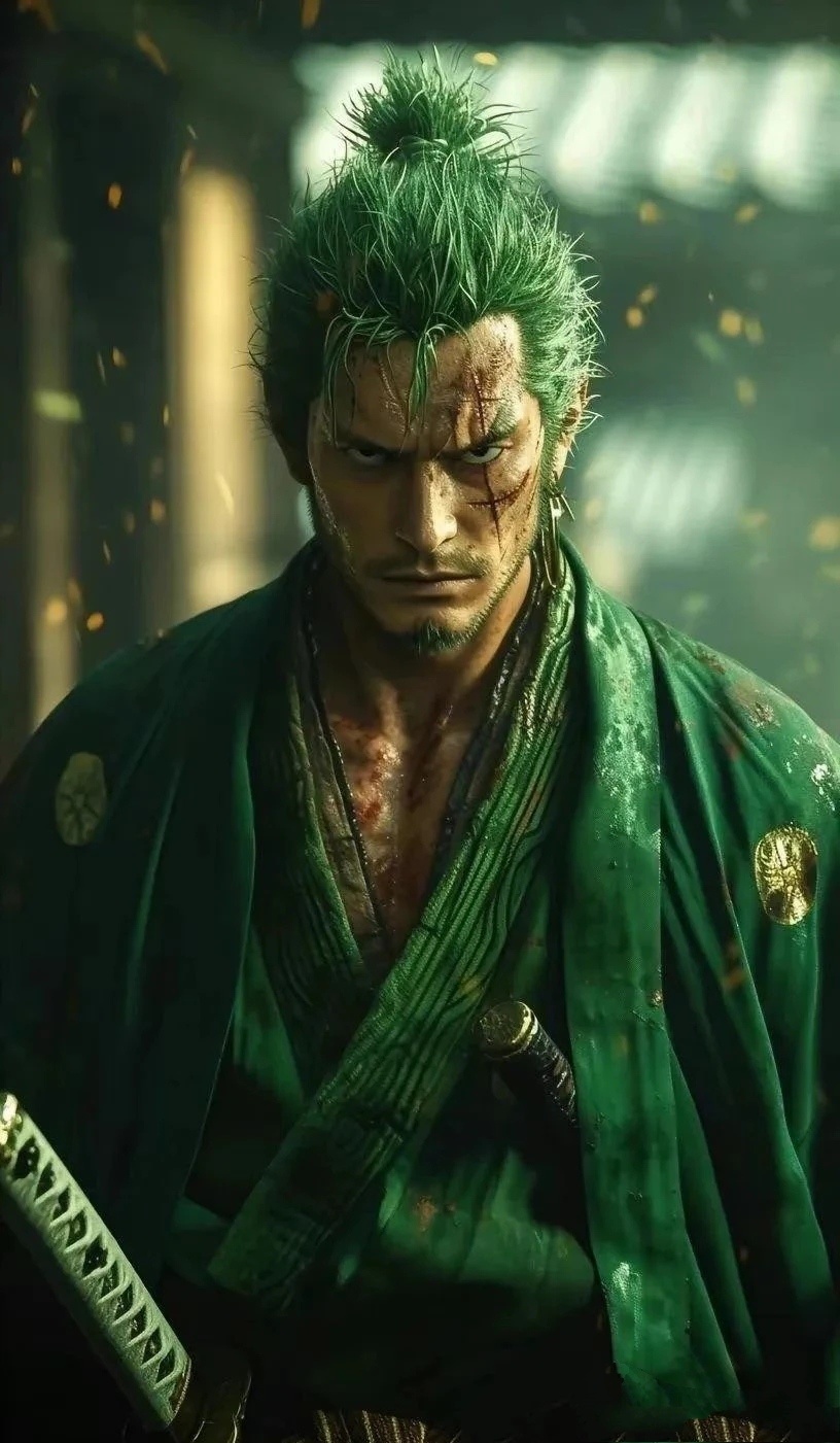 海贼王ai真人版索隆成绿发武士红发阴狠吓人莫利亚最可怕