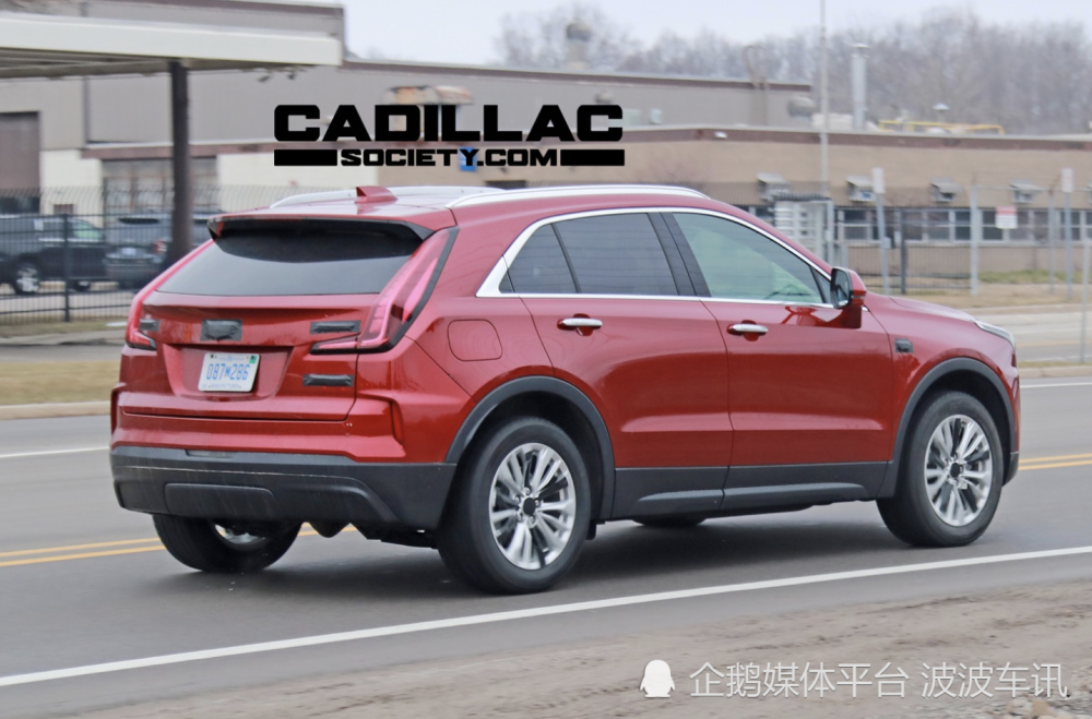新款凯迪拉克xt4海外无伪实车曝光外观细节调整