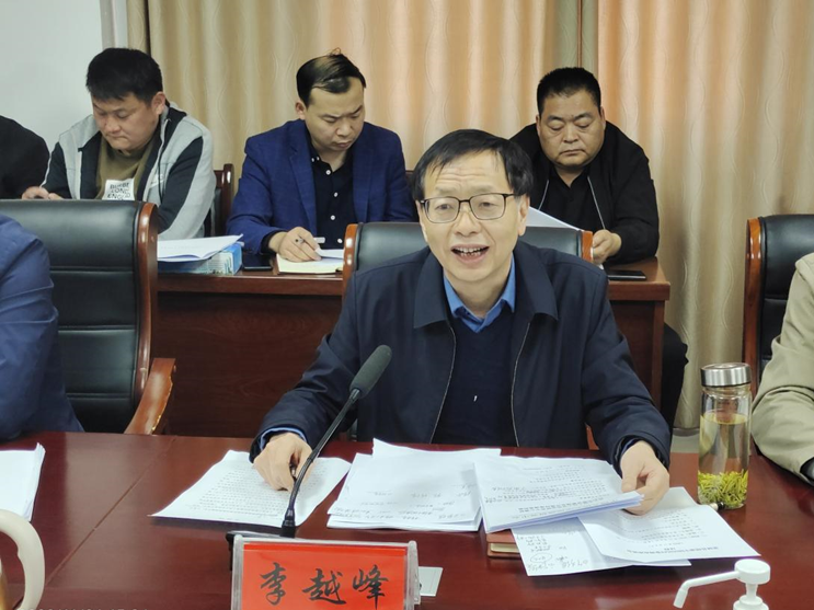 会上,李越峰主任介绍了蒙城县健康中国建设的开展情况,对参加问卷调查