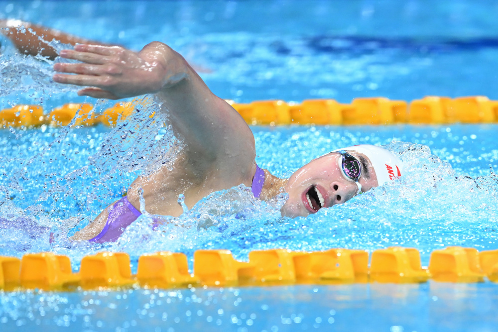 女子4×200米自由泳接力图片