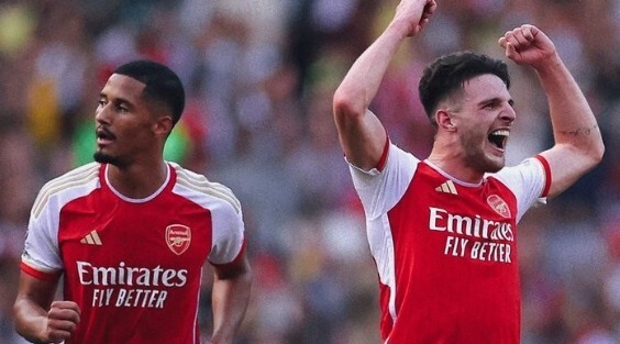 0.86粒,阿森纳为23/24赛季五大联赛场均预期丢球最少的球队