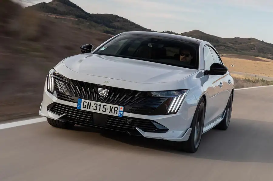 外观帅气动力强劲价格昂贵中期改款标致508pse大量实拍图发布