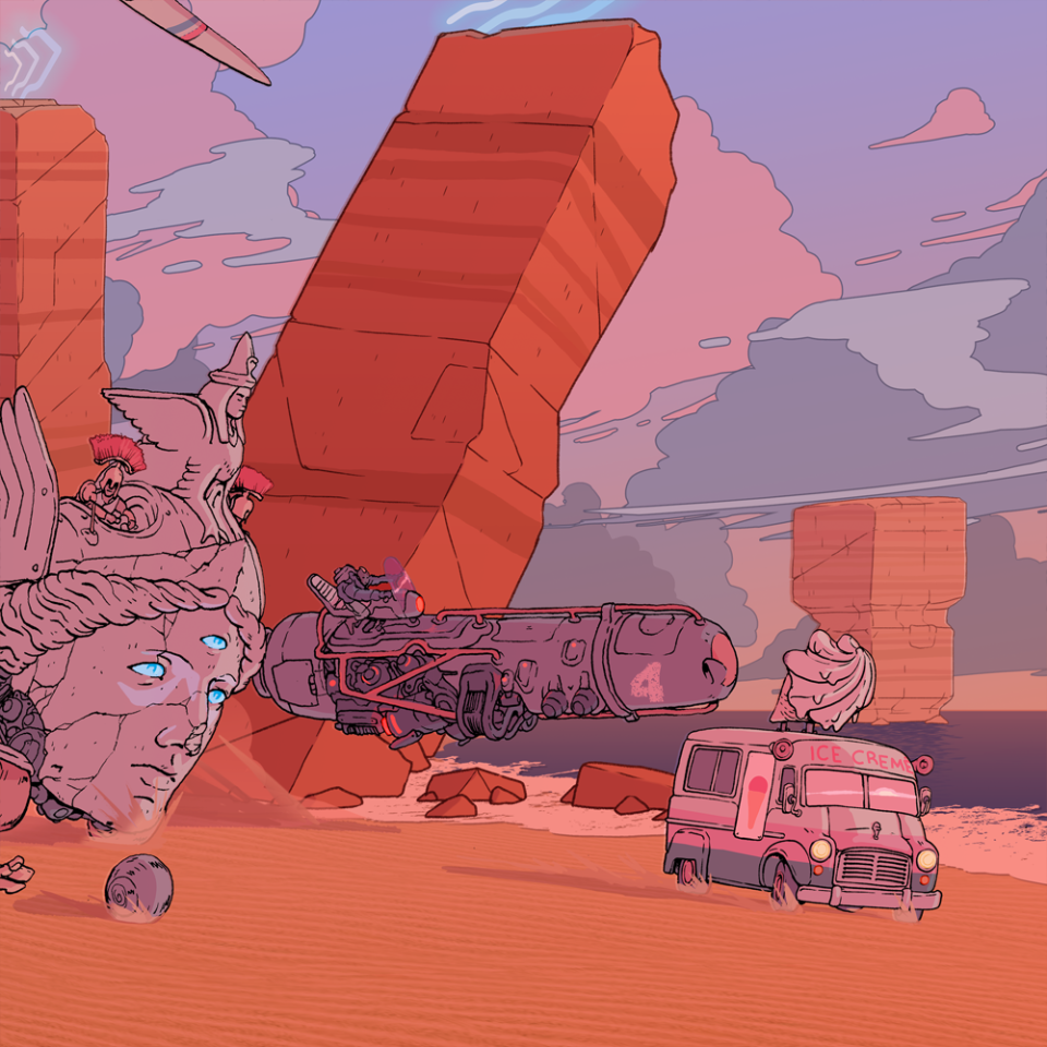 插画|赛博朋克画风演绎