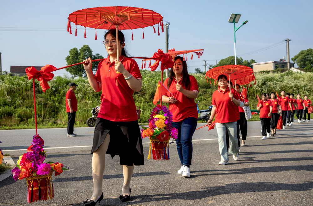 庐江:金花回娘家  文明过端午