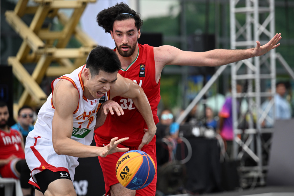 篮球三人篮球亚洲杯小组赛中国不敌伊朗