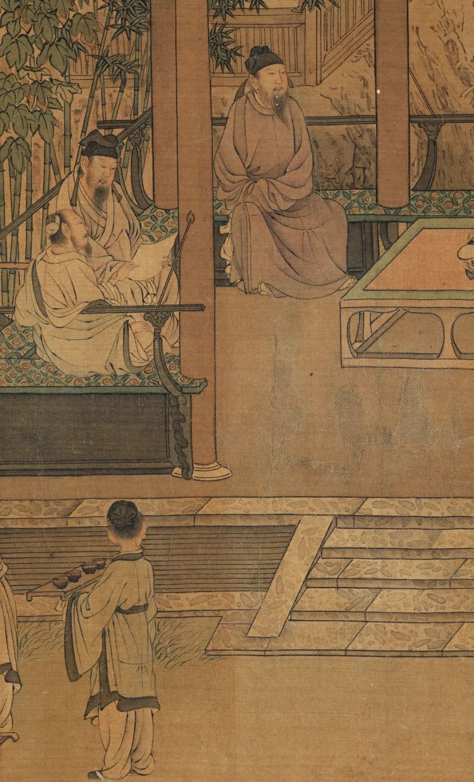 北京保利拍卖丨“足以极视听之娱”——仇英《东溪雅集图》考鉴-腾讯新闻