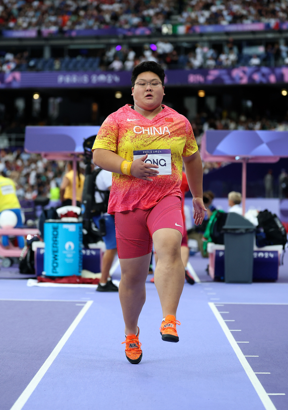 巴黎奥运会丨田径——女子铅球赛况(8)