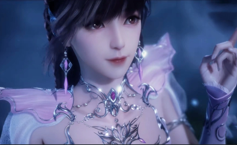 小舞成神模样变陌生,月下背影如此迷人,少女已成为妇女