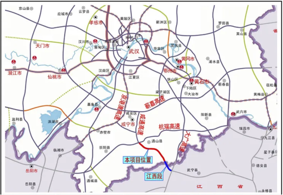 咸九高速公路(湖北段)贯通,预计年底实现全线通车