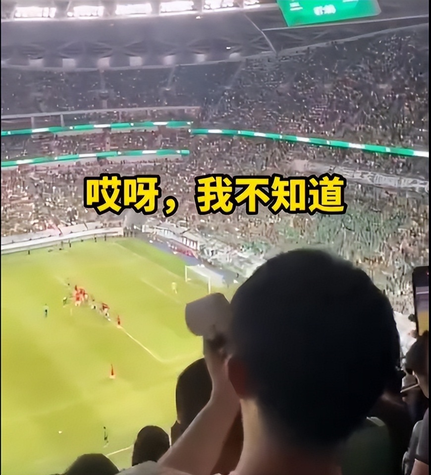 上万国安球迷冲武磊京骂,小球迷问妈妈:他们在说啥?