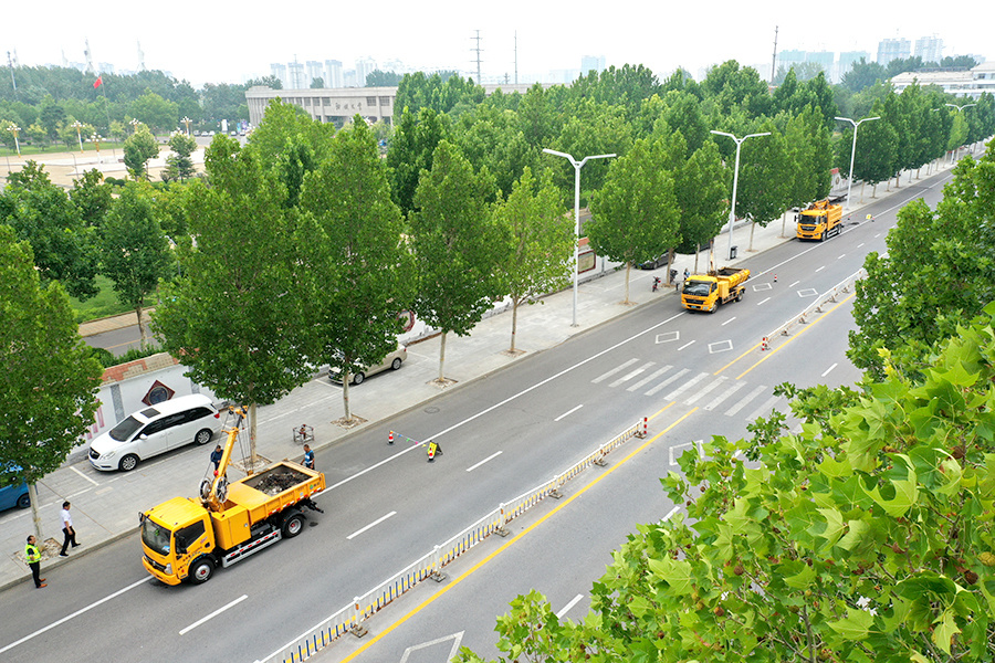 摄影丨城市"血管"这样疏通