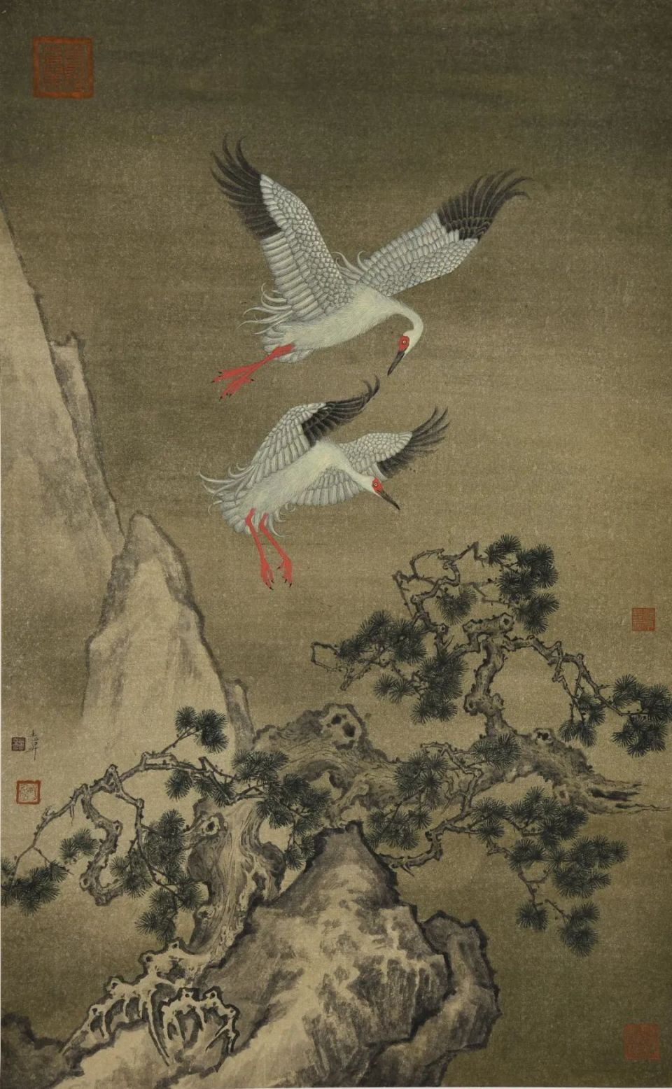 鹿鹤同春丨当代书画家主题作品欣赏-腾讯新闻